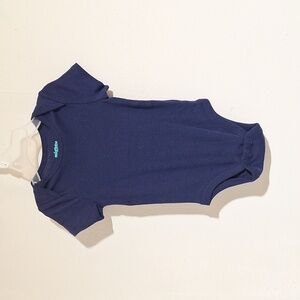 Mighty Goods Navy Blue Snap Bottom One Piece 9 months